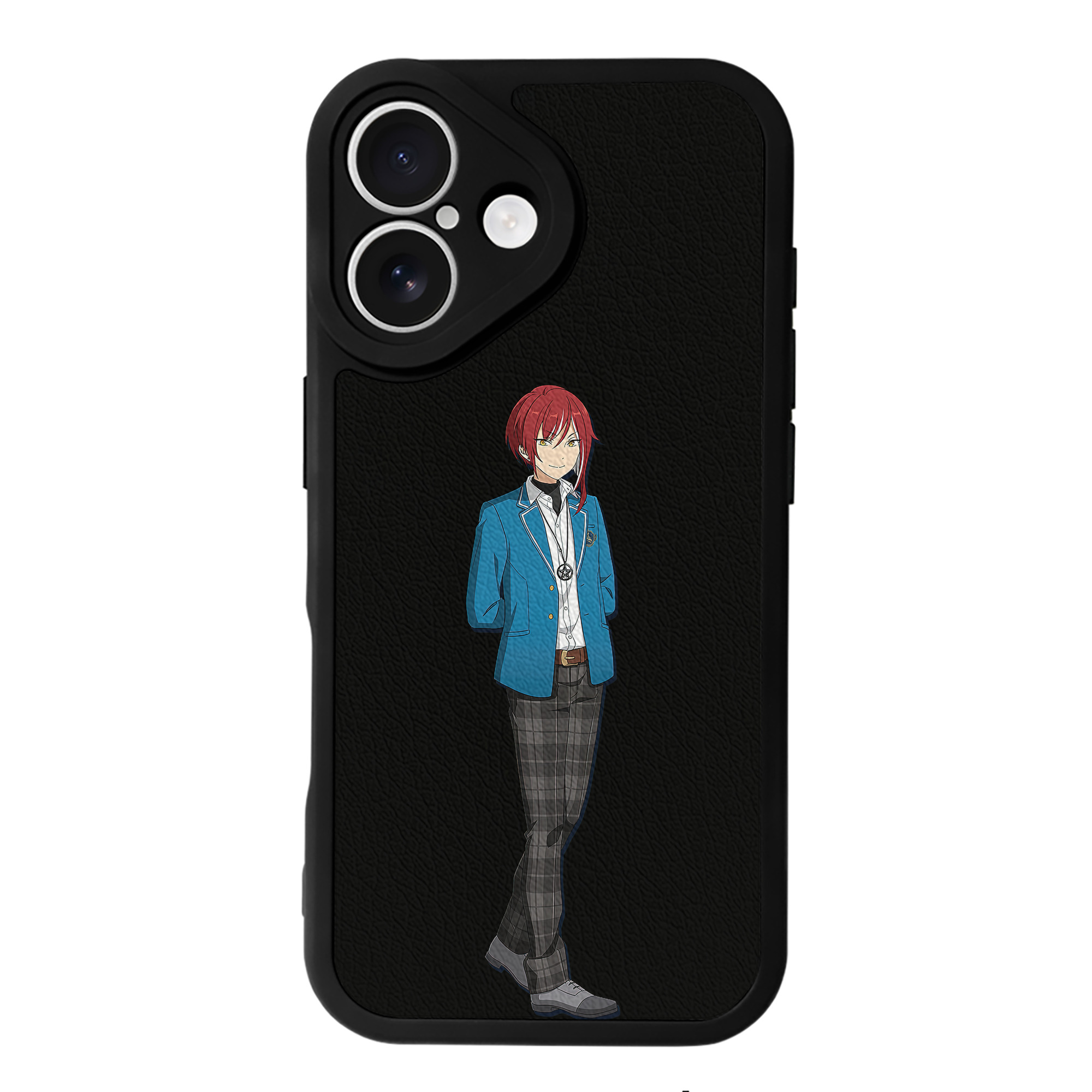 （画像用） あんさんぶるスターズ! Ensemble Stars 【iPhone 16シリーズ対応】シリコンスマホケース（レザー調） 材質：シリコン